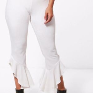 Plus Liz Frill Detail Trouser BLACK-18